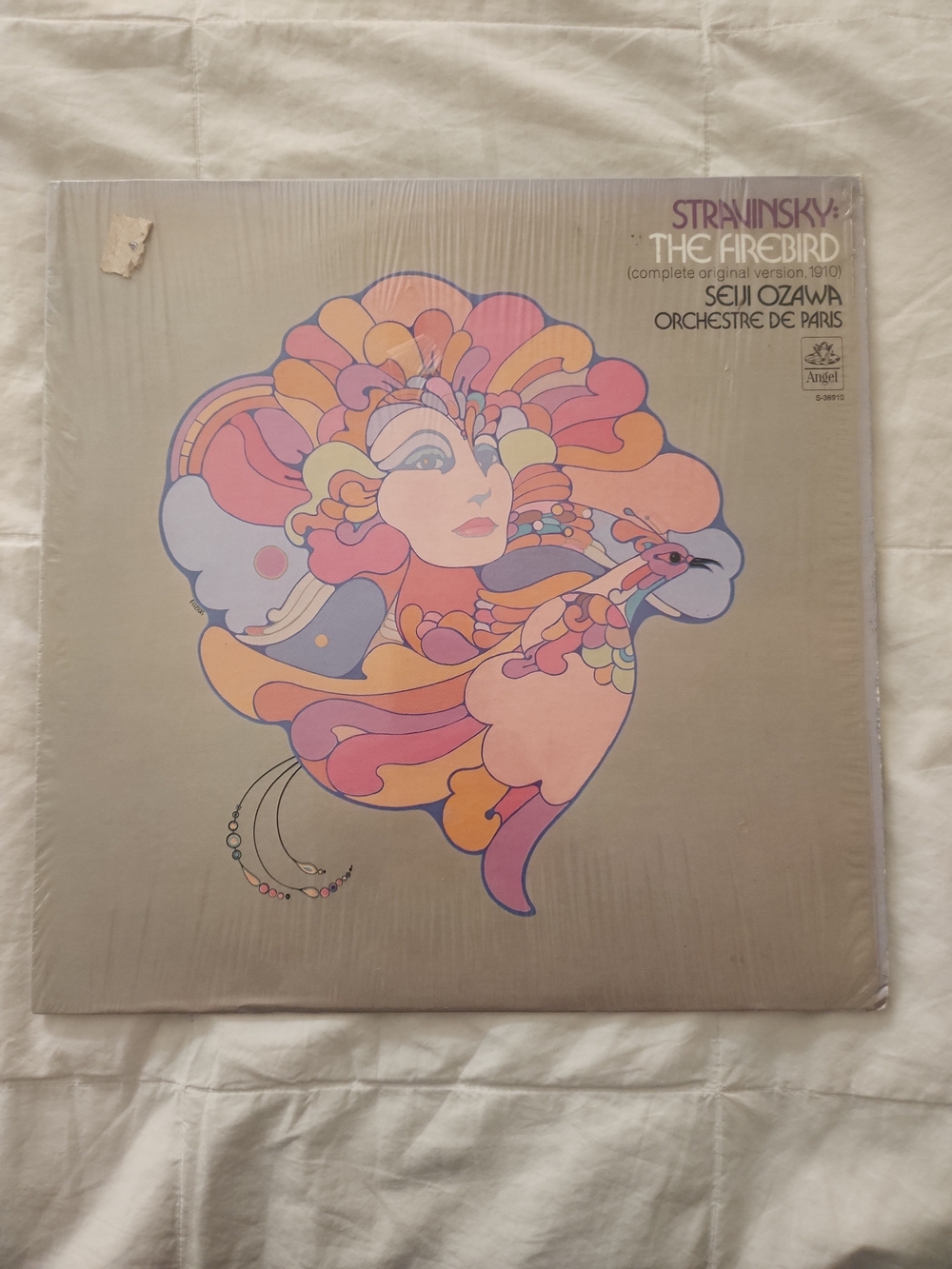 Stravinsky The Firebird Vinyl — Ft. Seiji Ozawa! 95% Sealed! Edge Discolored.